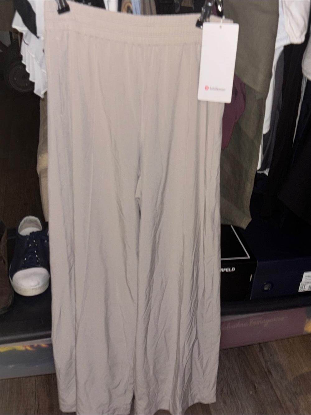 lululemon Beige/Taupe Wide Leg Pants